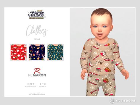 Sims 4 Infant Christmas Cc, Sims 4 Infant Winter Clothes Cc, Sims 4 Christmas Cc Clothes, Infants Cc, Sims4 Ideas, Sims Aesthetic, Sims 4 Seasons, Infant Cc, Starbucks Orders