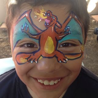 1000+ images about Face Painting: Pokemon on Pinterest | Pokemon ... Pokemon Facepaint, Face Pant, Painting Pokemon, Dragon Face Painting, Pokemon Faces, Professional Face Paint, Pokemon Ideas, Old Pokemon, Pokemon Charizard