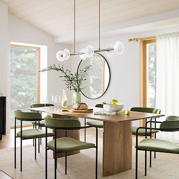 Anton Solid Wood Dining Table (72", 86", 120") | West Elm Paradise Decor, Modern Contemporary Dining, Wood Dining Bench, Grande Table, Small Kitchens, Expandable Dining Table, Contemporary Dining Table, Living Comedor, Inspire Me Home Decor