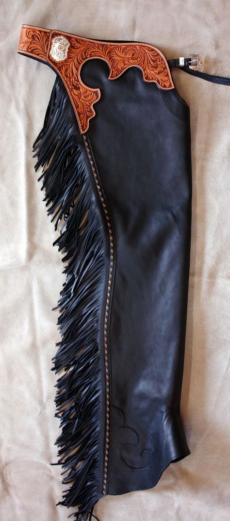 Hand Made Show Chaps |Black Horse Leatherworks & Saddlery Leather Gifts For Men, Cowgirl Chaps, Shotgun Chaps, Cowboy Chaps, Western Chaps, Ranch Riding, Rodeo Style, Riding Chaps, Horse Show Clothes