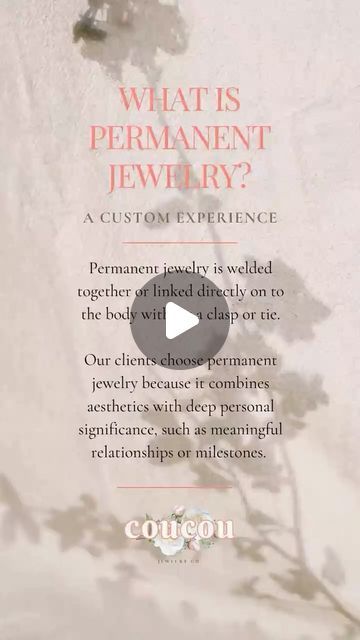 Coucou Jewelry Co. offers a premium custom jewelry experience for pop ups, private events, birthdays, weddings and more! Permanent Jewelry Anklet, Permanent Jewelry, Pop Ups, October 8, Hand Chain, Rings Bracelets, Anklet Jewelry, Private Event, Holiday Parties