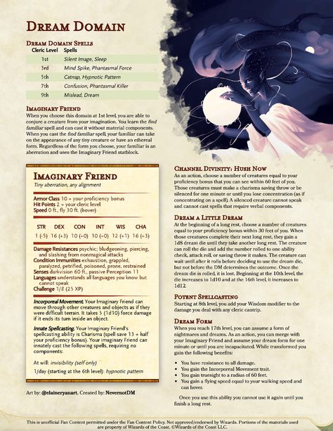 Cleric Domain Homebrew, Cleric Domains 5e Homebrew, Dnd Cleric Homebrew, Dnd 5e Homebrew Cleric Subclasses, Cleric Subclass Homebrew, Dnd Dream Monster, Knowledge Cleric Dnd, Dnd 5e Homebrew Cleric Domain, Dnd Cleric Ideas