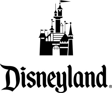 Disneyland Logo Vector EPS Free Download, Logo, Icons, Clipart Disneyland Logo, Disneyland Svg, Svg Free, Free Svg, Svg Files, Disneyland, Castle, Cricut, Black And White