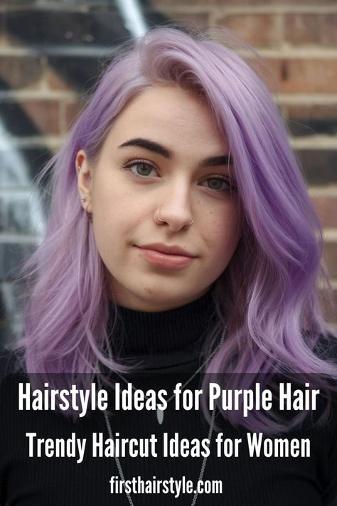 Subtle Purple Highlights – Chic Hairstyles to Try Subtle Purple Highlights, Purple Highlights, Chic Hairstyles, Trendy Haircuts, Soft Waves, Purple Hues, Professional Look, Purple Hair, Hairstyle Ideas