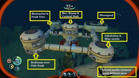 Subnautica Base Layout, Subnautica Below Zero Base Ideas, Subnautica Below Zero Base, Subnautica Pfp, Subnautica Base Ideas, Lego Subnautica, Subnautica Base, Fish Bedroom, Subnautica Game