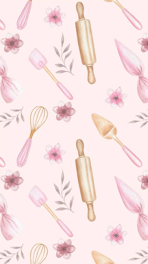 Pastry Wallpaper, Baking Wallpaper, Eye Lash Design, Cupcakes Wallpaper, Peach Painting, Cake Background, Procreate Pocket, Cake Wallpaper, Peach Paint