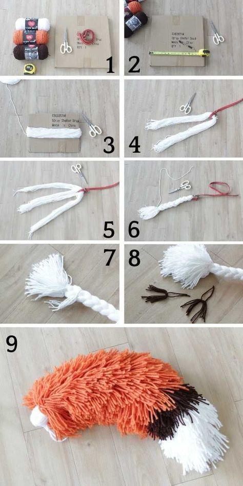 Find out how to make an adorable fox tail with yarn! This DIY fox tail tutorial is easy and great for costumes or imaginative play!#Cat_Face_Anatomy #Fox_Costume #Vans_Shoe #Fox_Tail Kids Homemade, Paper Christmas Decorations, Bible Crafts For Kids, Fox Tail, Diy Dollar Tree Decor, Kids Crochet, Mothers Day Crafts For Kids, Easter Decorations Dollar Store, Shoe Lace Tying Techniques