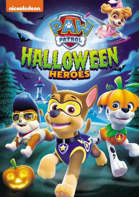 Inspired by Savannah: Pre-Order Your Copy Now! - "PAW Patrol: Halloween Heroes" Arrives on DVD on September 11, 2018! (Review) Paw Patrol Episodes, Paw Patrol Halloween, Paw Patrol Cartoon, Paw Patrol Toys, Paw Patrol Pups, Chase Paw Patrol, Paw Patrol Nickelodeon, Kids' Movies, Preschool Theme