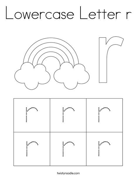 Lowercase Letter r Coloring Page - Twisty Noodle Letter R Preschool Worksheets, Letter R Tracing Worksheets, Letter R Worksheets Preschool, Letter R Activities For Preschool, Letter R Coloring Page, Letter R Craft, Letter R Worksheet, Free Alphabet Tracing Printables, R Worksheet