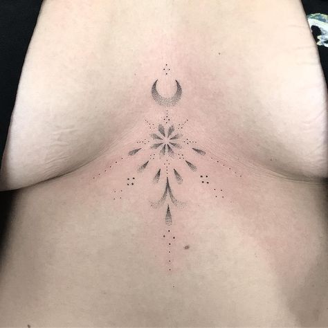 Tattoo Chest, Handpoke Tattoo, Hand Poked Tattoo, Sternum Tattoo, Poke Tattoo, Hand Poke, Chest Piece, S Tattoo, Compass Tattoo