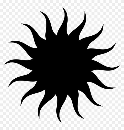 Sun Clipart Black And White, Pfp Masks, Sun Clip Art, Greek Sun, Sun Clipart, Sun Silhouette, Sun Png, Tattoo 2024, Sun Drawing