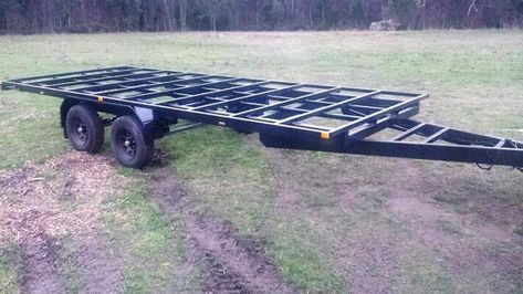 Tilt Trailer, Homemade Trailer, Trailer Wiring Diagram, Car Hauler Trailer, Pavilion Plans, Trailer Tent, Off Road Camping, Car Hauler, Framing Construction