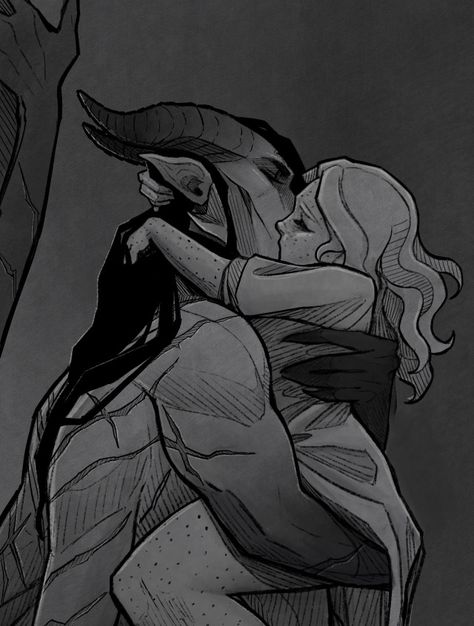 Demon Lover Art, Atomen Webtoon, Monster X Human Ship Art, Human X Monster Couple, Monster And Human Couple, Monster X Human Art, Monster Lover Art, Size Difference Couple Art, Monster X Human Art Spicy