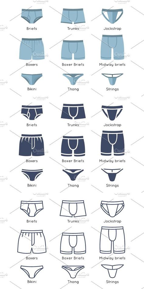 Male underwear types flat icons set. Sport Icons. $5.00 Boxers Aesthetic, Set Clothes, Flat Icons Set, Fashion Design Patterns, Fashion Vocabulary, Sport Icon, Flat Icons, Men's Briefs, Men Style Tips