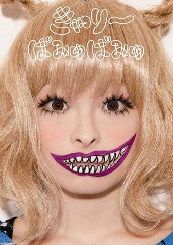 Kyaru Pamyu Pamyu Nem Halloween Makeup, Extreme Make-up, Carnaval Make-up, Kyary Pamyu Pamyu, Horror Make-up, Special Effects Makeup, Halloween Make Up, Halloween Inspiration, Fantasy Makeup