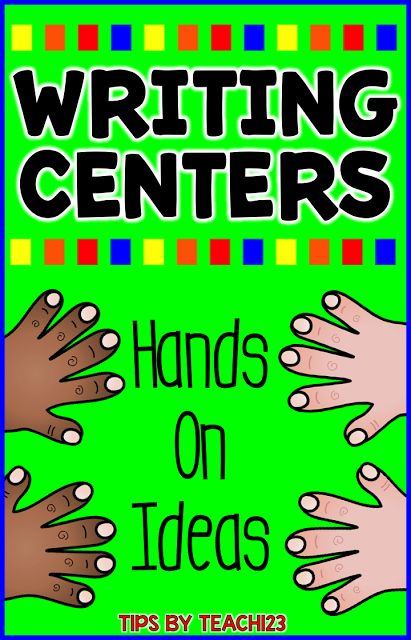 FREE Writing Center - Hands On Fun! Ideas for repurposing that is Earth friendly perfect for April.