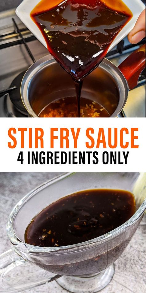 Simplify your dinner routine with this quick and easy stir fry sauce. Made with teriyaki, broth, garlic, and starch, it's a foolproof way to add flavor to any stir-fry dish. Seafood Fajitas, Healthy Stir Fry Sauce, Gluten Free Stir Fry, Stir Fry Sauce Easy, Fajita Seasoning Recipe, Homemade Stir Fry Sauce, Stir Fry Sauce Recipe, Homemade Stir Fry, Vegan Stir Fry