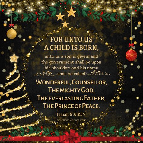 Isaiah 7:14 Christmas, For Unto Us A Child Is Born, Isaiah 9 6 Christmas, Crazy Life Quotes, Bible Verse Isaiah, Christmas Bible Verse, Christmas Bible Verses, Isaiah 9 6, Isaiah 9