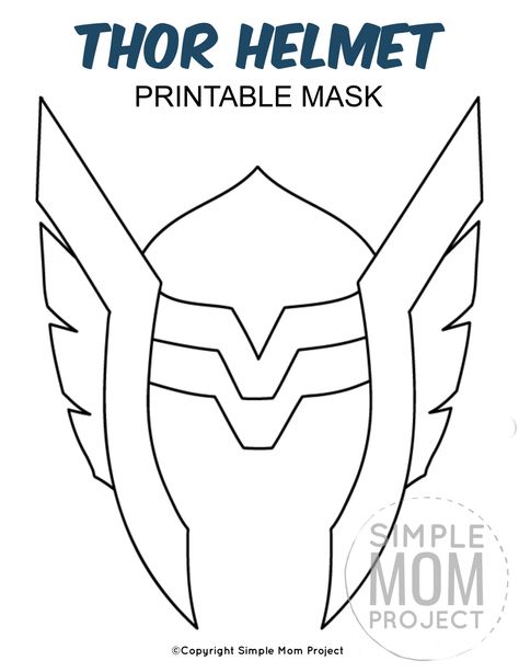 Planning a superhero birthday party or need a last minute superhero costume idea for Halloween? Look no further because these FREE printable superhero mask templates are perfect for your little superhero! They work great as printable superhero mask party favor coloring sheets or simply print and play! #superhero #superheroparty #superheromasks #SimpleMomProject Batman Mask Template, Superhero Mask Template, Superheroes Wallpaper, Marvel Masks, Thor Helmet, Mask Templates, Mask Template Printable, Printable Mask, Coloring Mask