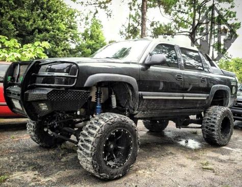 Bad-ass Chevy Avalanche lifted truck with Frontier Gear Bumper. Offroad Beast!! Chevy Avalanche Mods, Lifted Avalanche, 2008 Chevy Avalanche, Avalanche Truck, Chevrolet 4x4, Mud Trucks, Custom Chevy Trucks, Lifted Chevy, Lifted Chevy Trucks