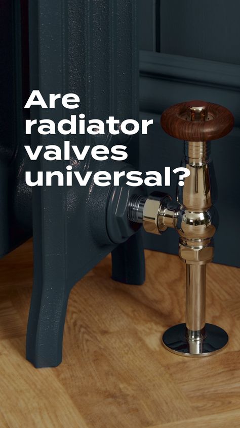 Radiator valves come in all shapes and sizes. You now have a huge choice between thermostatic or manual, vintage-style or modern, angled or straight.

This is why one of the questions we often get asked is, are radiator valves universal? In this guide, we will answer this common heating FAQ and help you find the best valves for your radiators. Metal Spindles, Hot Water Tank, Help Save Money, Answer The Question, Cosy Spaces, Radiator Valves, Central Heating System, Uk Homes, Energy Bill