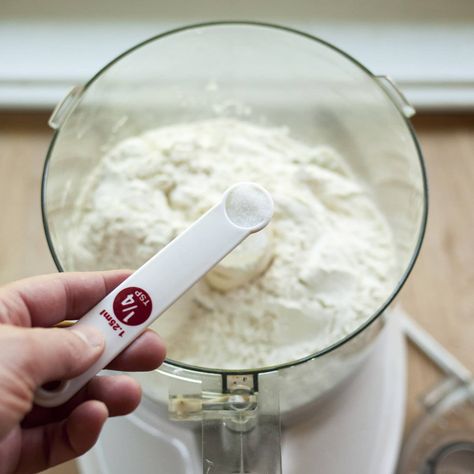 How To Make Fresh Pasta Dough in the Food Processor | Kitchn Make Fresh Pasta, Dough Food, Fresh Pasta Dough, Homemade Pasta Dough, Pasta Dough Recipes, Make Pasta, Homemade Noodles, Making Pasta, Pasta Dough