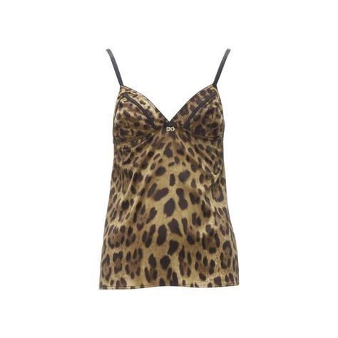 DOLCE GABBANA Vintage Y2K gold DG charm leopard camisole tank top L Reference: TGAS/C01250 Brand: Dolce Gabbana Designer: Domenico Dolce and Stefano Gabbana Collection: Underwear line Material: Polyester, Blend Color: Brown Pattern: Leopard Extra Details: Gold-tone DG charm with black bow at bust. Adjustable shoulder straps. Made in: Italy CONDITION: Condition: Excellent, this item was pre-owned and is in excellent condition. SIZING Designer size: L Size reference: US8 / UK12 / IT44 / FR40 / M-L Dolce And Gabbana Top, Ysl Clothes, Versace 2020, Vintage Dolce And Gabbana, Barbie Closet, Versace Designer, Leopard Print Shirt, Stefano Gabbana, Donatella Versace