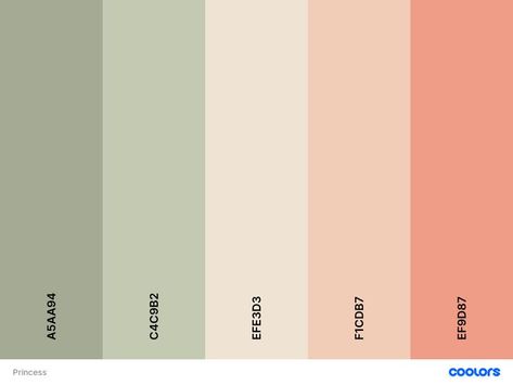 Laurel Green, Laurel Green, Bone, Desert Sand, Dark Salmon Salmon Colour, Japanese Spa, Laurel Green, Color Design Inspiration, Desert Sand, Tea Rose, Tea Roses, Color Pallets, Color Combos