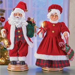 Mr And Mrs Claus, Christmas Tabletop Decor, Kris Kringle, Santa Suits, Cool Gifts For Kids, Collections Etc, Different Holidays, Festive Treats, Holiday Crafts Christmas