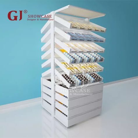 Portable Pharmacy, Pharmacy Storage, Pharmacy Rack Design, Pharmacy And Convenience Store, Retail Pharmacy, Medical Furniture, Pharmacy Store, Shelving Design, Drawer Slides