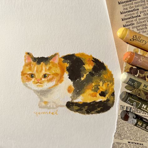 Georgie Barker, Cute Cat Drawing, Pastel Sec, Oil Pastel Paintings, Oil Pastel Art, Oil Pastel Drawings, Crayon Art, Watercolor Art Lessons, Art Collage Wall