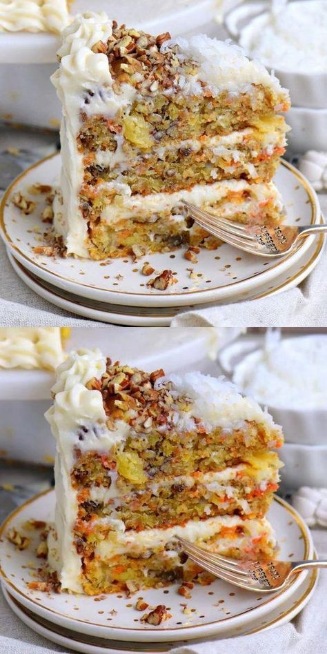 To Die For Carrot Cake, Carrot Cake Recipe Homemade, Baked Sweets, Carrot Cakes, Best Carrot Cake, Fat Burners, Carrot Cake Recipe, A Piece Of Cake, Piece Of Cake