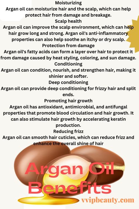 Helps fight dandruff. A dry scalp can not only cause irritation but may also lead to white flakes in your hair. ... Helps fight frizz. If you want to tame frizzy hair, then make argan oil your new best friend! ... Keeps hair protected from damage. ... Helps to add shine. #Arganoil#hairoil#Damagehair Tame Frizzy Hair, Argan Oil Benefits, Oil Benefits, New Best Friend, Dry Scalp, Frizzy Hair, Dandruff, Argan Oil, Best Friend