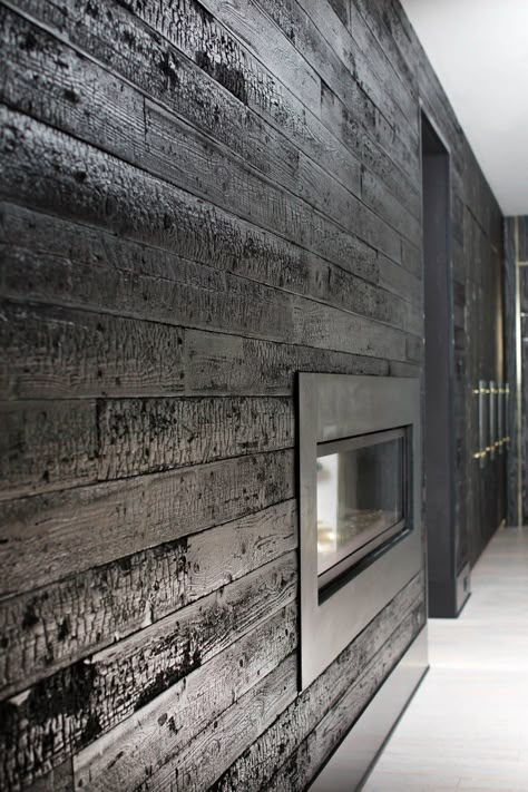 Shou Sugi Ban Wall, Burnt Timber, Charred Wood, Kitchen Redesign, Sugi Ban, Shou Sugi Ban, Wood Cladding, Timber Cladding, Fireplace Design