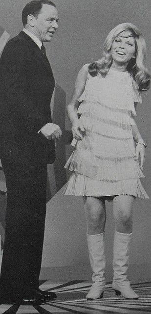 Nancy Sinatra with father, Frank. These boots were made for walking! Huge hit on the hit parade. Made us all want boots, too. Fad Fashion, 60s Gogo, Retro Lifestyle, Boots Are Made For Walking, Ed Sullivan Show, Go Go Boots, Nancy Sinatra, Fringe Mini Dress, Gogo Boots