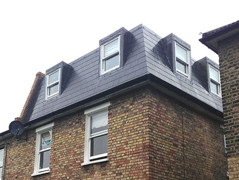 Mansard roof - south london loft conversion What Is History, Dormer Loft Conversion, Gambrel Style, Period Living, Gambrel Roof, Mansard Roof, Roof Extension, Loft Space, Roof Construction