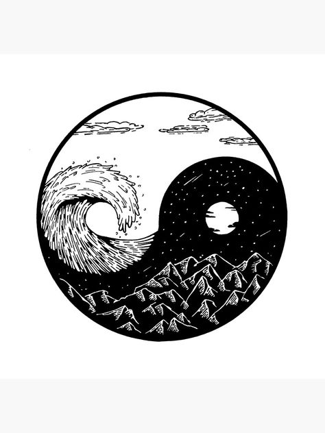 Ying Yang Tattoo, Jin Jang, Yin Yang Art, Yin Yang Tattoos, Desain Buklet, 문신 디자인, Ying Yang, Tattoo Design Drawings, Pompeii