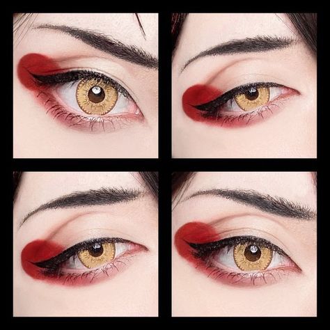 Vox Akuma Eye Makeup, Vox Akuma Makeup, Make Up Reference, Vox Akuma Cosplay, Cosplay Makeup Ideas, Cosplay Makeup Anime, Anime Makeup Ideas, Anime Make-up, Edgy Eye Makeup