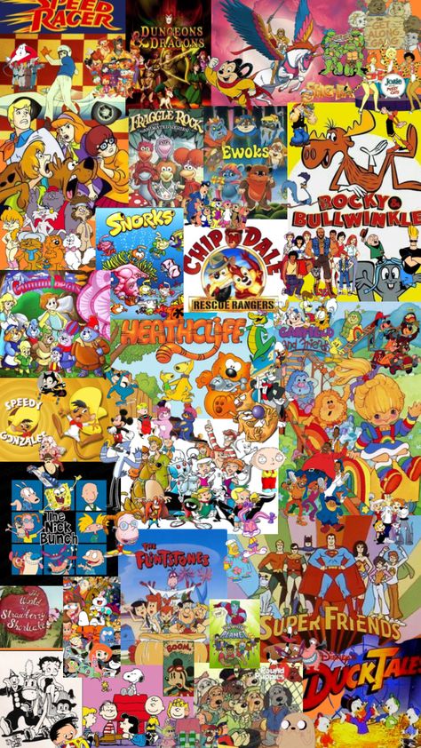 80s Cartoon Shows, Cartoon Collage, Nostalgic Cartoons, 90s Wallpaper, Quirky Prints, Oliver And Company, Retro Gadgets, Bad Tattoos, 80s Cartoon