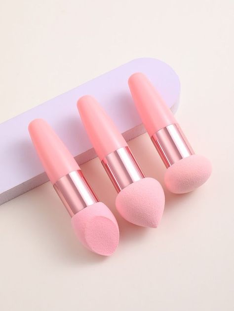 Cute Makeup Tools, Cute Beauty Products, Makeup Tools Aesthetic, Cute Makeup Products, Make Up Supplies, Koleksi Makeup, Make Up Kits, Makeup Toys, Mack Up