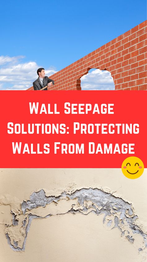 Wall Seepage Solutions: Protecting Walls From Damage House Wall, Wall Ideas, The Wall, Conditioner, Building, Wall