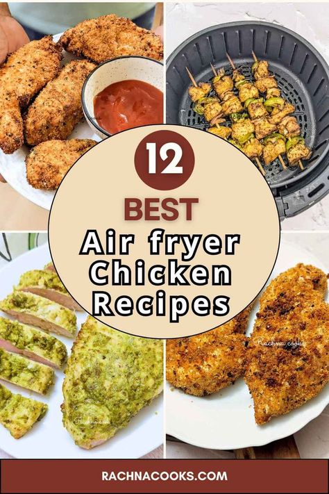 This is a fabulous collection of easy, healthy, best, simple and keto air fryer chicken recipes. These include quick and tasty dinner ideas that are breast, drumstick, legs, thighs and taste as good as fried. Crispy and so wonderful. Keto Air Fryer Chicken, Low Carb Chicken Recipes Easy, Healthy Air Fryer Chicken, Tasty Dinner Ideas, Air Fryer Chicken Recipes, Air Fryer Recipes Healthy Low Carb, Easy Air Fryer Chicken, Air Fryer Recipes Low Carb, Low Carb Dinner Chicken