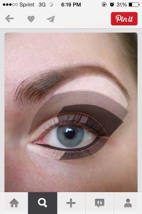 A Map For Applying Eyeshadow!!!!❤️❤️❤️❤️ Up Turned Eyes Make Up, Eye Makeup Diagram, Makeup Diagram, Makeup Tips For Older Women, Hooded Eye Makeup, Makijaż Smokey Eye, How To Apply Eyeshadow, Makeup Tricks, Hooded Eyes