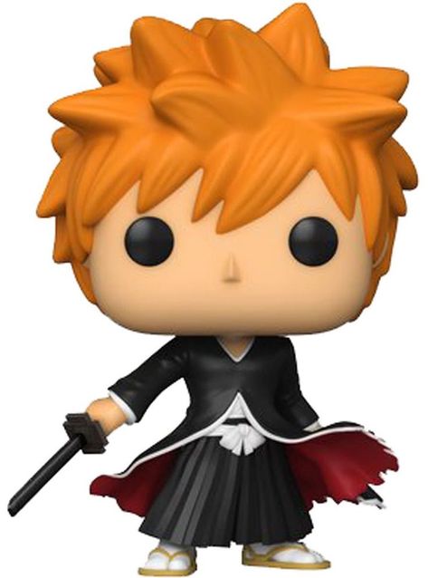 Ichigo only wants to win and his Funko Pop Bleach figure is definitely a winner! The animation line covers the popular Japanese manga/anime series. Bleach Ichigo Bankai, Bleach Figures, Ichigo Bankai, Tensa Zangetsu, Urahara Kisuke, Anime Disney, Bleach Ichigo, Byakuya Kuchiki, Kurosaki Ichigo