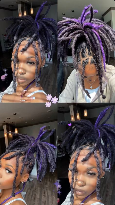 Cute Dreadlocks Hairstyles, Short Dreadlocks Styles, Dreadlock Style, Sew In Hairstyles, Natural Hair Short Cuts, Beautiful Dreadlocks, Short Locs Hairstyles, Dreadlock Styles, Dyed Hair Inspiration