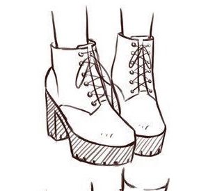 Shoes Reference, Blue Hair Anime Boy, Sneakers Sketch, Pencil Drawings For Beginners, Fashion Illustration Collage, Spiderman Art Sketch, Shoe Sketches, Drawing Ideas List, Fashion Drawing Sketches