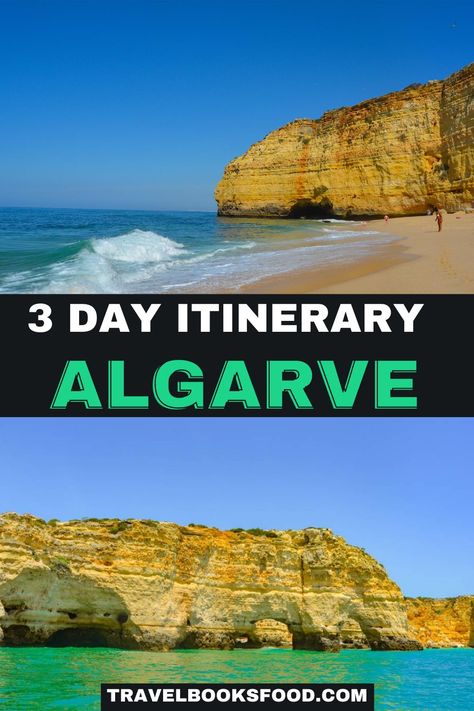 In this 3 Day Algarve itinerary, find out how to plan your Algarve trip. Find about the best beaches in Algarve, what are some of the best things to do in Algarve, Portugal and find some awesome Algarve Travel Tips for your ultimate Algarve Travel Guide. #Portugal Portugal Vacation, Portugal Porto, Places In Portugal, Visit Portugal, Albufeira, Algarve Portugal, Natural Park, Europe Travel Guide, Hit The Road