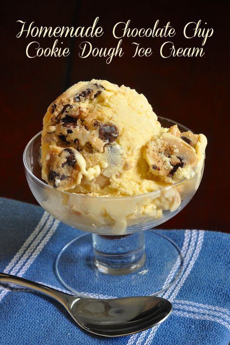 Chocolate Chip Cookie Dough Ice Cream, Best Vanilla Ice Cream, Homemade Chocolate Chip Cookies, Rock Recipes, Sweat Equity, Homemade Vanilla Ice Cream, Cookie Dough Ice Cream, Delicious Sweets, Ice Cream Popsicles