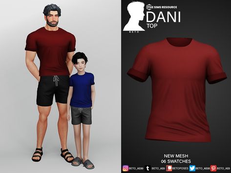 The Sims Resource - Sims 4 - Everyday - Beto_ae0 - male cc sims 4, clothing, the sims 4 Sims 4 Cc Compression Shirt Male, Top Model Poses, 2000s Men, 4 Family, Cc Folder, Sims 4 Family, Sims Clothes, Clothes Board, Cc Clothes