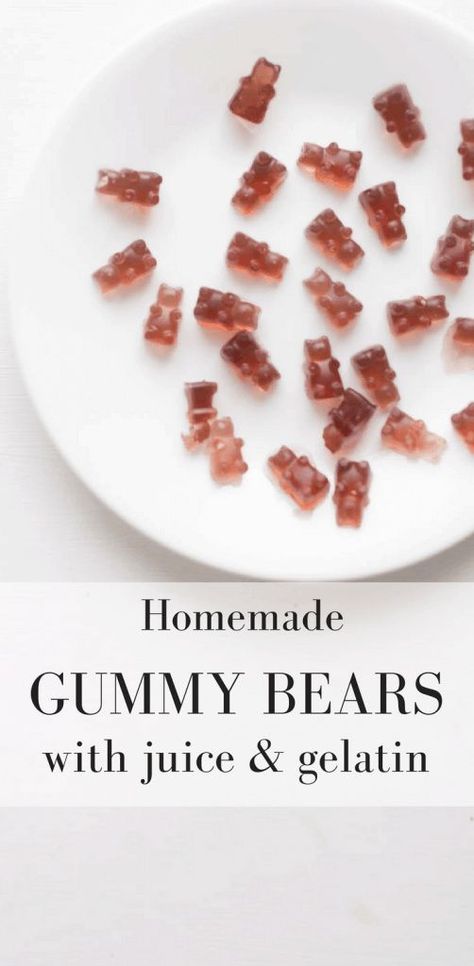 Dye Free Gummies, Natural Gummies Recipe, Make Your Own Gummies, Homemade Gelatin Gummies, Gelatin Gummy Recipes, Bovine Gelatin Gummies, Easy Gummy Bear Recipe, Gelatin Gummies Healthy, Things To Make With Gelatin